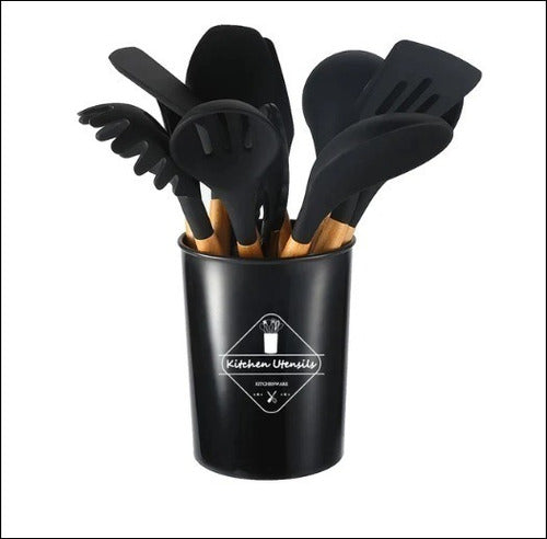 SET X12 UTENSILIOS COCINA SILICONA